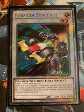 Formula Synchron (Platinum Secret Rare) - Quarter Century Stampede
