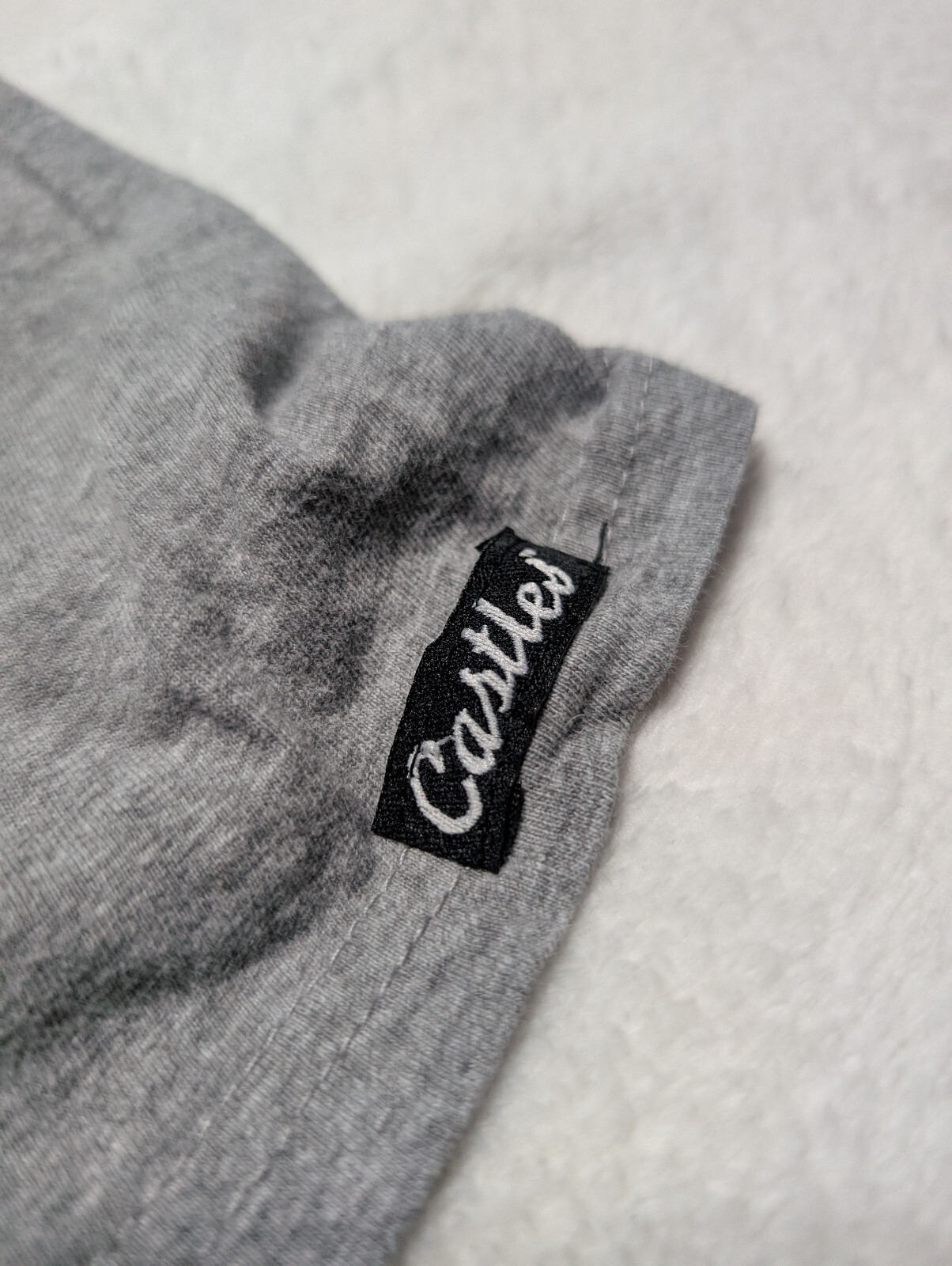 FILA T shirt grafica Crooks & Castles 3XL Death Row Records grigia hip hop rap anni 90