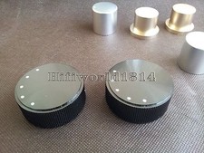 1x hifi 50-20mm Aluminum Potentiometer Volume Tone Control KNOB 6mm shaft