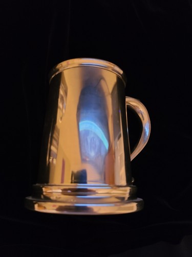 4 Kirk Stieff Glass Bottom Pewter Tankards Statue Liberty Centennial 1986 - Picture 6 of 14