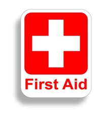 Emergency First Aid Kit Sticker Decal