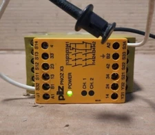 PILZ  #PNOZX33S/1O SAFETY RELAY (120VAC)(POWERS ON)  H111E