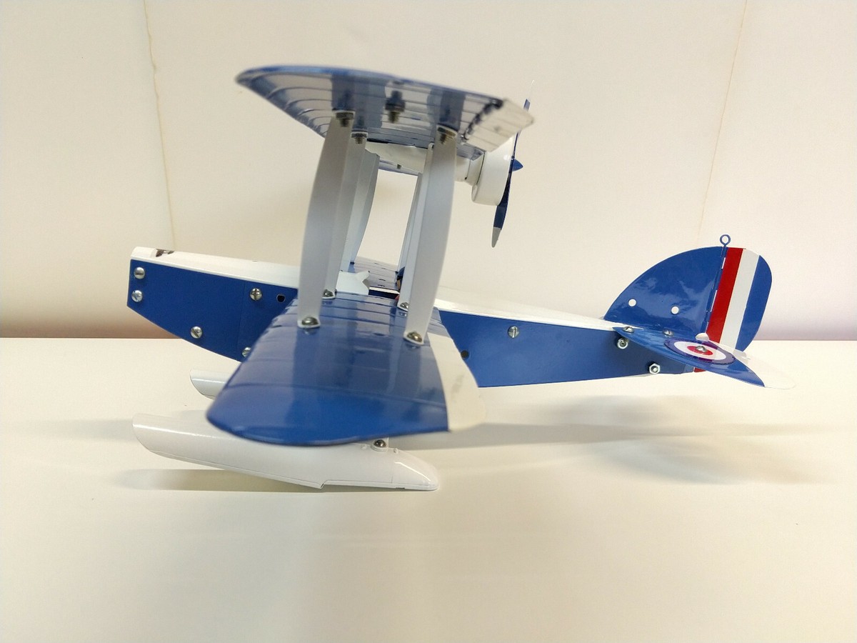 Meccano Hydravion Biplan 45cm – Constructeur Métal – Modèle Restauré