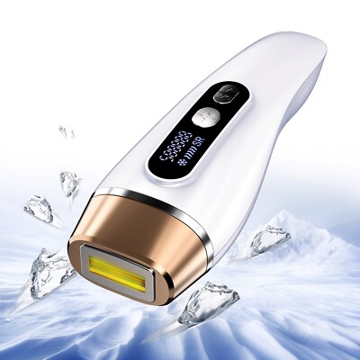 IPL Laser Hair Removal Permanent Painless 3-in-1 Skin Care Beauty Device A Home