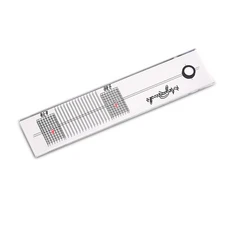 Turntable Phono Cartridge Stylus Alignment Protractor Tool Mirror LP Vinyl Gauge