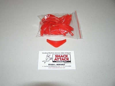 (25) SNACK VENDING MACHINE UNIVERSAL COIL PUSHERS (RED) AP,Rowe,USI,National,AMS