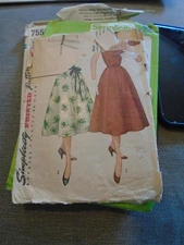 Simplicity Sewing Pattern 4347 MIsses Women's 1 Pc Dress in Half Sizes