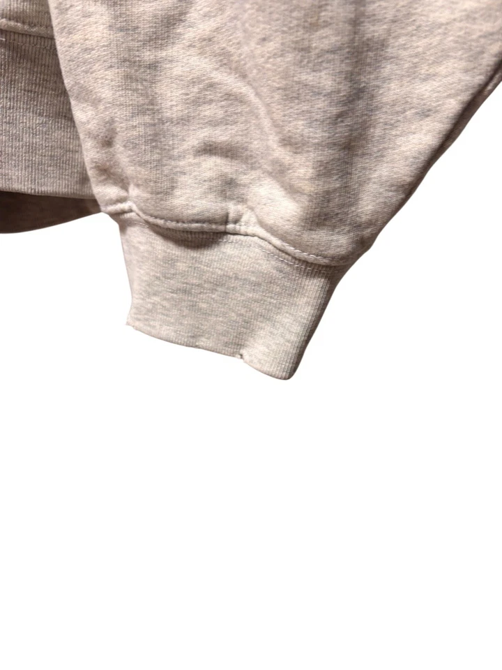 Anine Bing Bradie Front Logo Spellout Sweatshirt Hoodie Grey Womens Small Heavy - Image 4 of 4