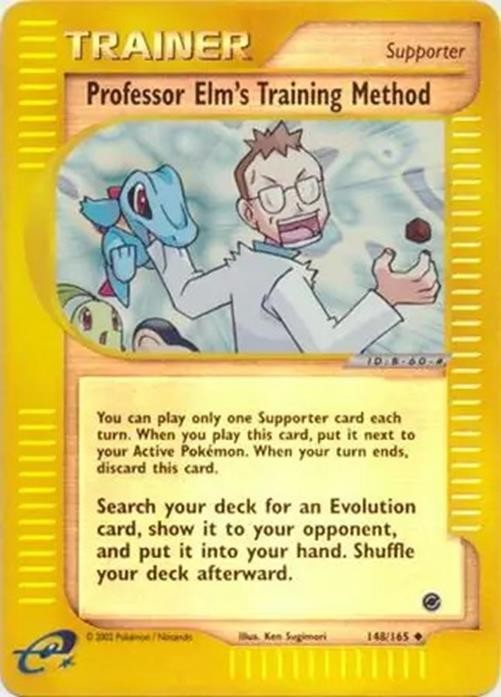 Professor Elm's Training Method - 148/165 - Pokemon Expedition Reverse Holo NM