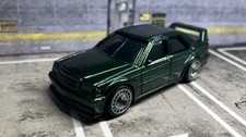 Custom Mercedes-benz 190 E 2.5-16 Evo Ii Custom Green Hot Wheels Premium Car