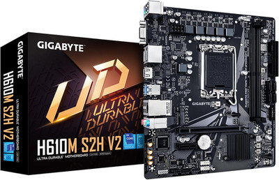 H610M S2H V2 Motherboard, Supports 14Th/13Th/12Th Gen Intel Core Processors (LGA