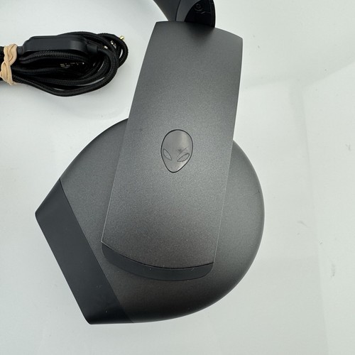 Alienware 520-AAQD AW510H Cuffie da gioco cablate 7.1 nere lato scuro - microfono rotto - Foto 3 di 9