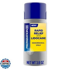 Preparation H Rapid Relief Hemorrhoidal Spray with Lidocaine for 