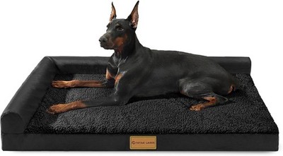 Orthopedic XL Dog Bed Large Sized Dog 48''X30'', Waterproof L Bolster Big Pet