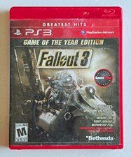 Bethesda Fallout 3 GOTY Greatest Hits PS3 w/ Map Manual NTSC-U/C M 2009