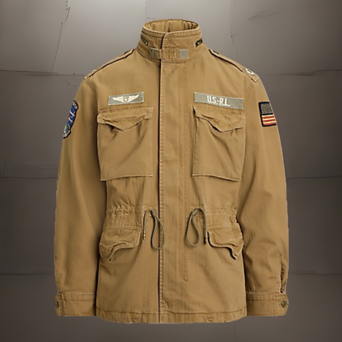 Polo Ralph Lauren The Iconic Field Jacket M-65 Military Army NWT