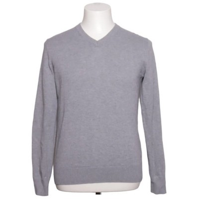 Sfera Men, Pullover, Größe: S, Grau, Baumwolle, Einfarbig, Feinstrick #pEO