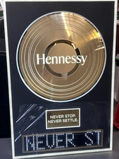 Hennessy NSNS Gold Record Parade LED Sign Bluetooth Programmable Bar (NJL029413)