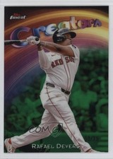 2025 Topps Finest Creators Green Refractor 50/75 Rafael Devers #C-29 1i72