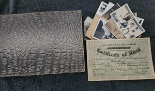 Early 1900s Photo Album Filled with 350 Black And White Photos Scrapbook