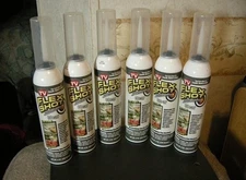 (6) Flex Shot 8oz Thick Rubber Adhesive Sealant Jumbo Clear Seen on TV *NEW