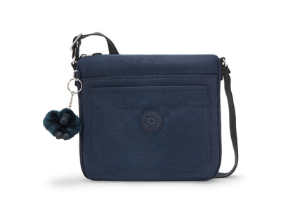 Kipling SEBASTIAN Medium Crossbody Bag - Blue Bleu 2 UVP 73£ (FURRY MONKEY)