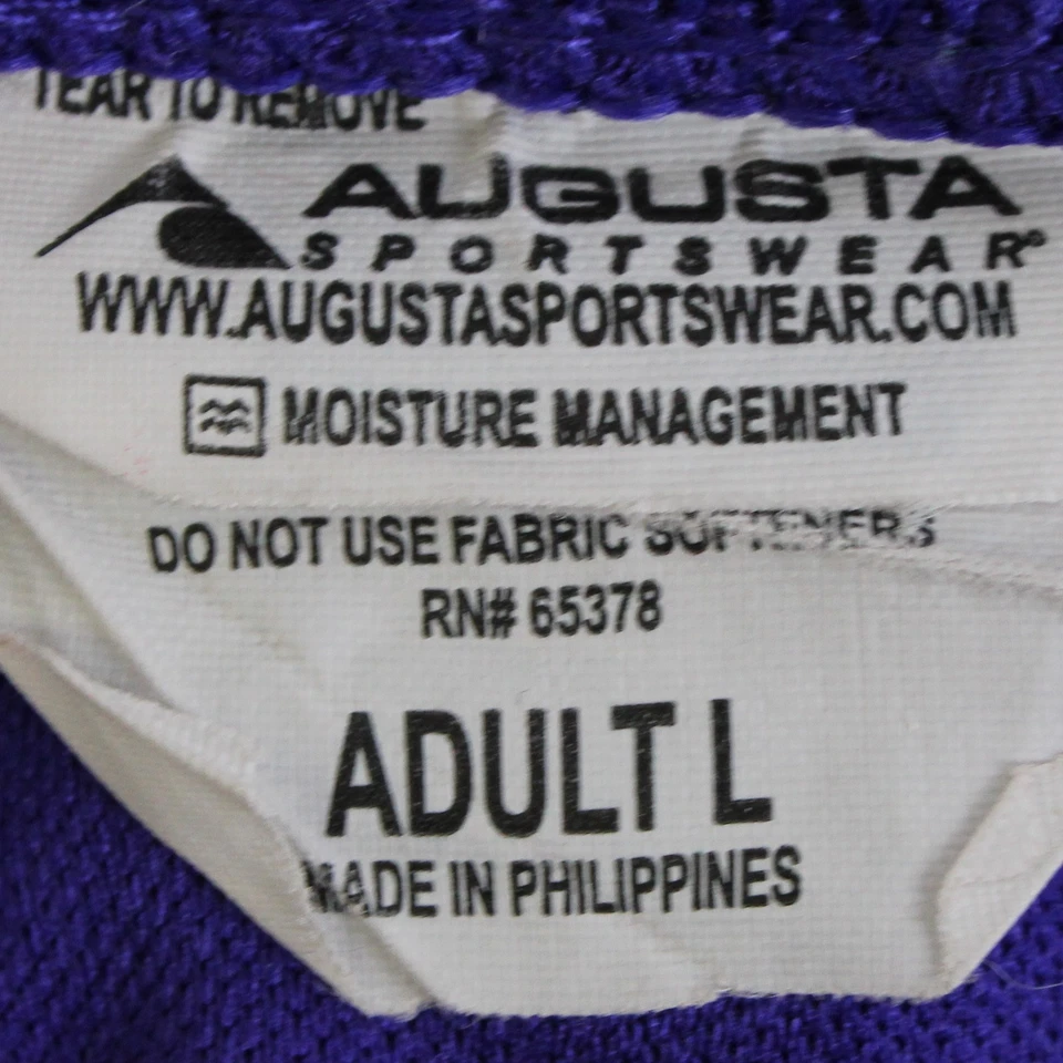 Camiseta gráfica de béisbol púrpura Augusta Sportswear Linfield University talla L Foto 4 de 4