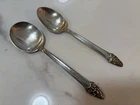 (2) Gorham SOVEREIGN OLD Sterling Silver Soup & Tea Spoons 81.2g No Monogram