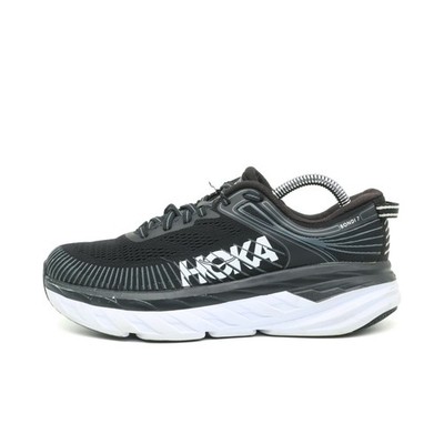 Hoka One Damen Bondi 7 Sportschuhe Schwarz Weiß Mesh ämpfung Laufschuh EU 38