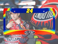 Jeff Gordon Dupont Rainbow License Plate Frame
