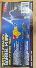 ATD Heavy duty Lever Action Barrel Pump With 3/4 In Drum Faucet ATD 5007K