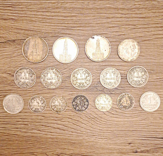 Münzlot Deutsches Reich 1/2 5 Mark & Reichsmark