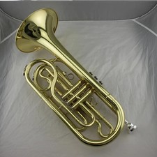 TDMT9311 Popular grade gold lacquer Marching trombone Bb Stainless Steel -