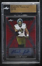 2019 Leaf Metal Draft Pre-Production Proof Pink Clear 1/1 Noah Fant Auto uk2