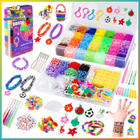 Loom BäNder Set 10000+ Bunte GummibäNder Diy Armband Basteln Mit Perlen Box