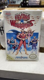 FLYING WARRIORS NINTENDO NES VIDEO GAME IN BOX NO MANUAL W/ PROTECTOR