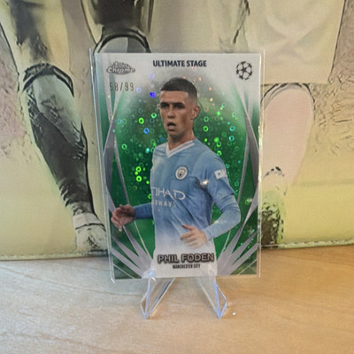 Topps 2024 Chrome UCL Phil Foden Ultimate Stage #USC-34 Man City 58/99