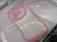 Linda funda de teléfono rosa Hello Kitty para iPhone 12/12 Pro 16 Pro con dibujos animados