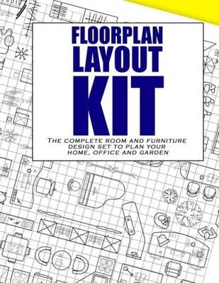 Floorplan Layout Planner Kit: The complete room and 8.5 inches X 11