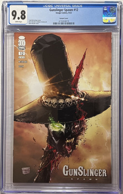 GUNSLINGER SPAWN #12 B CGC 9.8 NM/MINT  Todd McFarlane Story  Image Comics
