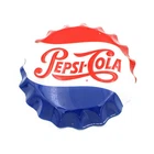 Vintage Stout Sign Co Large Embossed Pepsi Cola Bottle Cap Sign #X1185