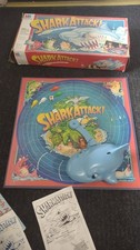 Milton Bradley 1988 Shark Attack Juego de Mesa Completo Funcionando