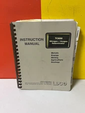 LECO 200-680 TC600 System Instruction and Service Manual