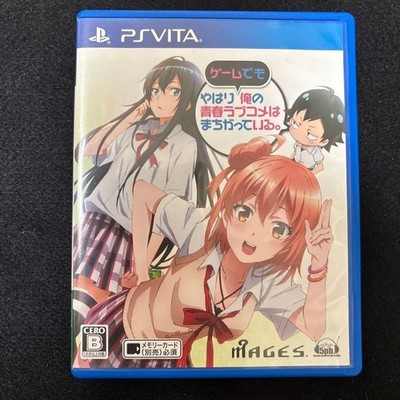My youth romantic comedy is wrong as I expected PSVita Sony Used JPver with Case