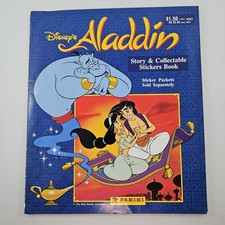 Panini Aladdin sticker album complete Disney vintage