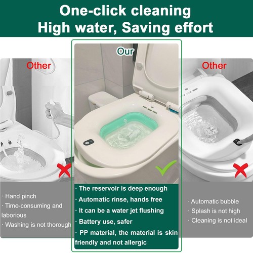 Sitz Bath for Hemorrhoid , Postpartum Care, and Perineal Soaking | Automatic ... - Picture 2 of 7