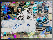 2022-23 Cal Petersen Upper Deck Allure Blockers #BL-30 Autographs (AU)🥅