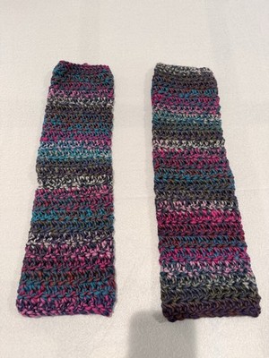 Handmade Crochet Leg Warmers, Soft, Cozy, Boho One size