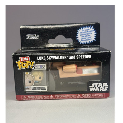 Funko Bitty Pop! Star Wars Luke Skywalker with Speeder Collectible Figure Set