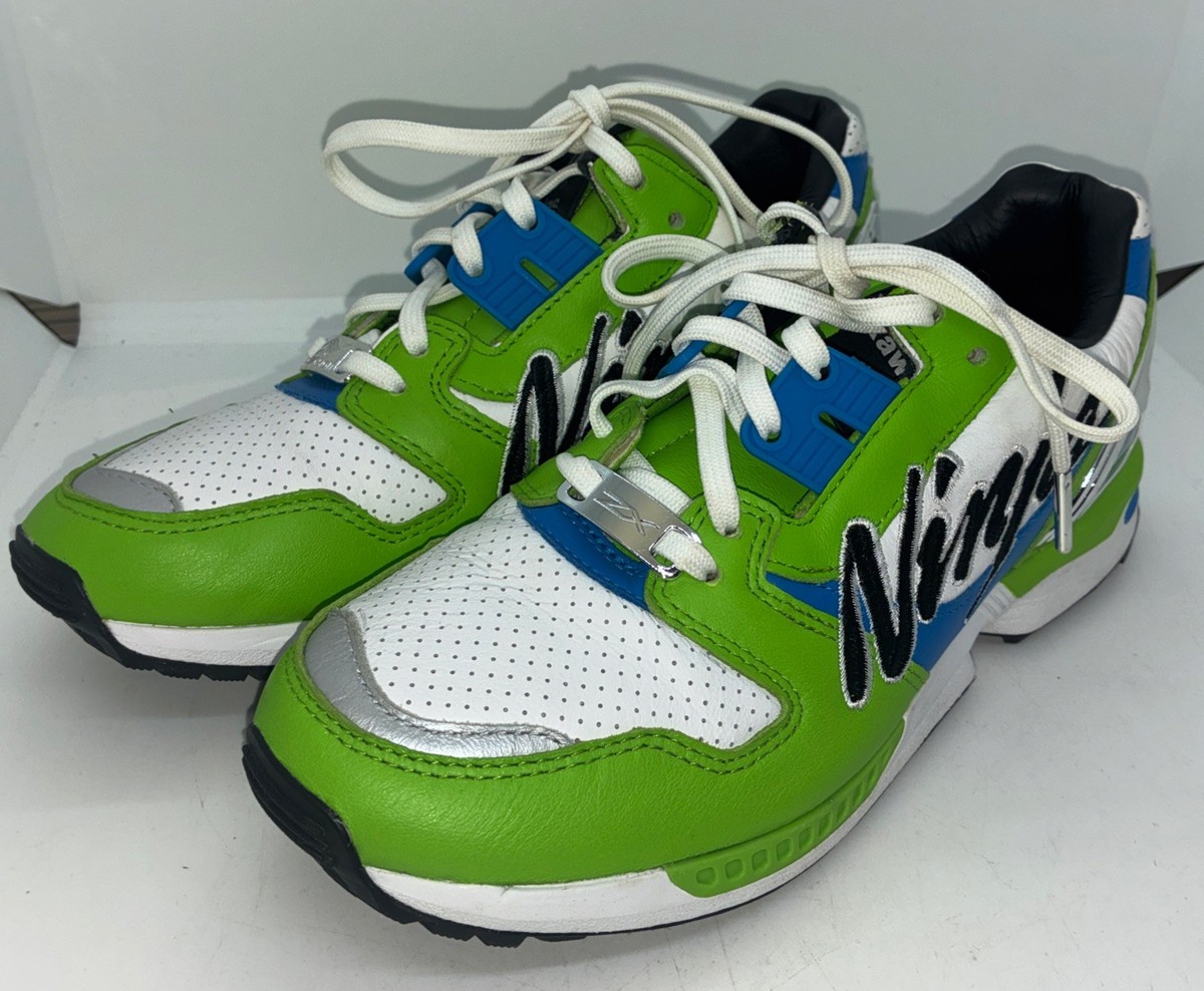 adidas Kawasaki Ninja x ZX 8000 White Green GW3358 Men's 6.5 Ex